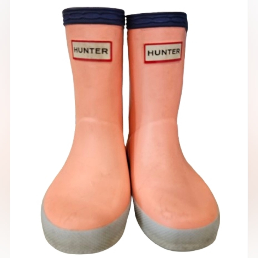 Hunter Kids Pastel Pink and Blue Rain Boots